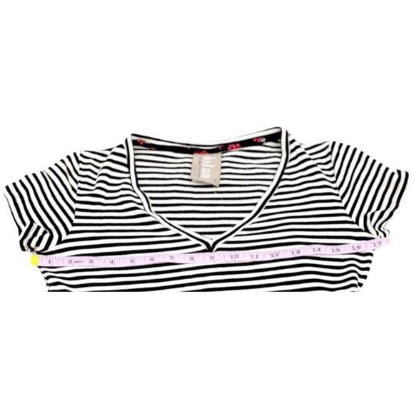 Anthropologie Dolan Left Coast Black & White Stripe Malta Tie Waist Dress,Size S - Picture 11 of 15